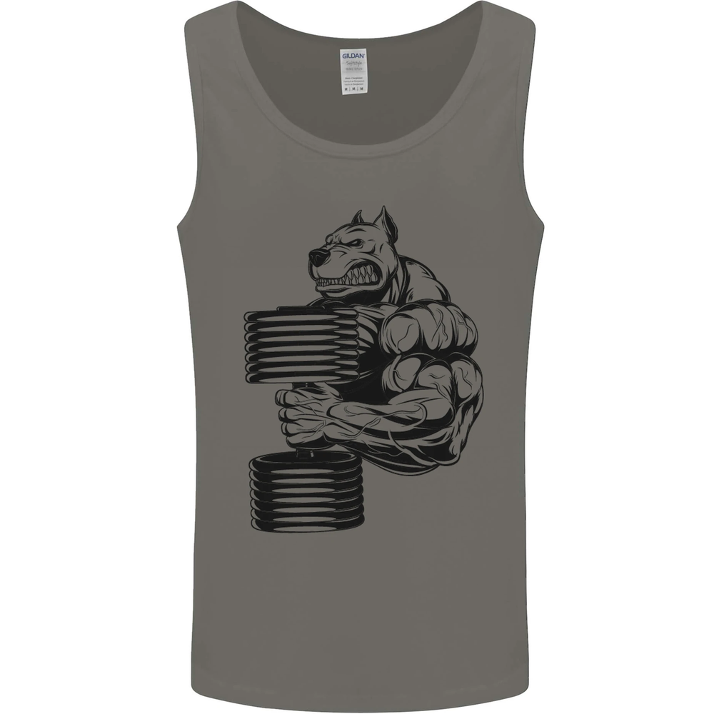 Bulldog Gym Training Top Weightlifting Mens Vest Tank Top