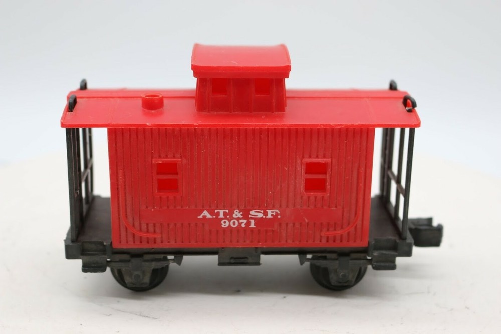 Lionel O Gauge 1:48 ATSF 6-9071 1980s Bobber Caboose BLT Unique Style  