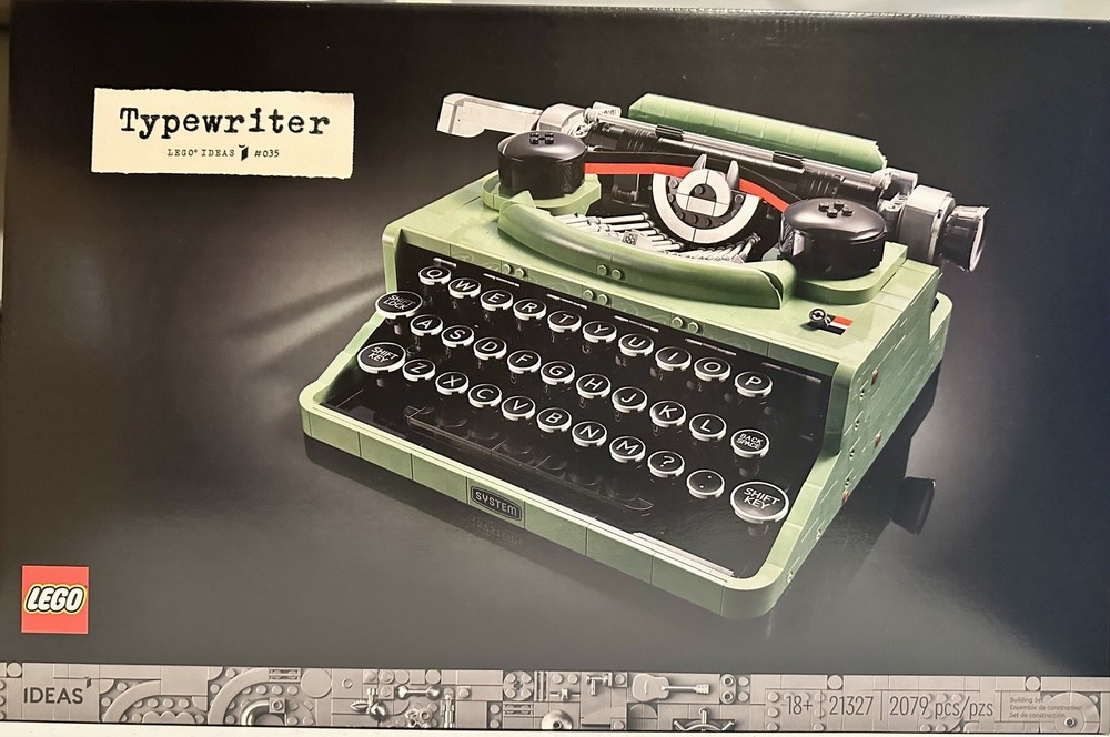 LEGO Ideas 21327 Typewriter RETIRED Brand NEW Factory Sealed Near MINT Package