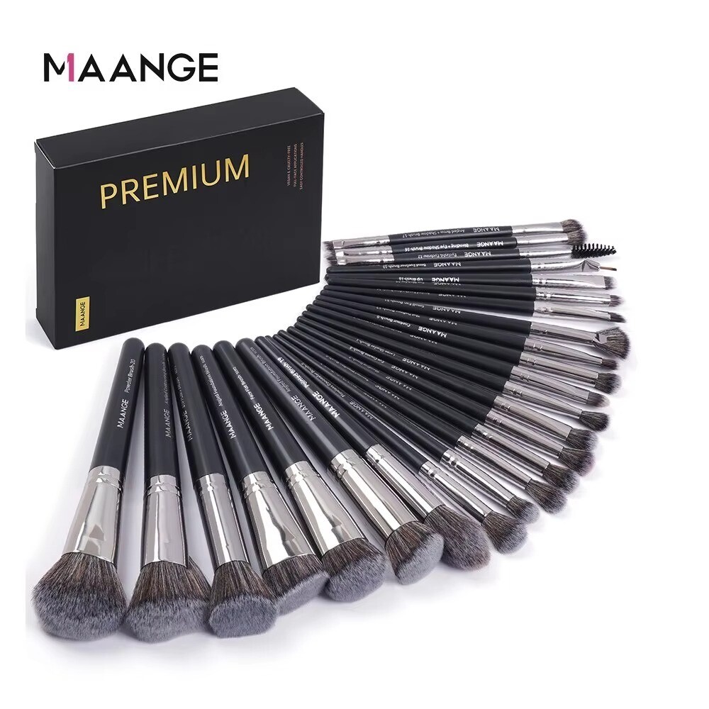 MAANGE 25-Piece Professional Makeup Brush Set in Gift Box
