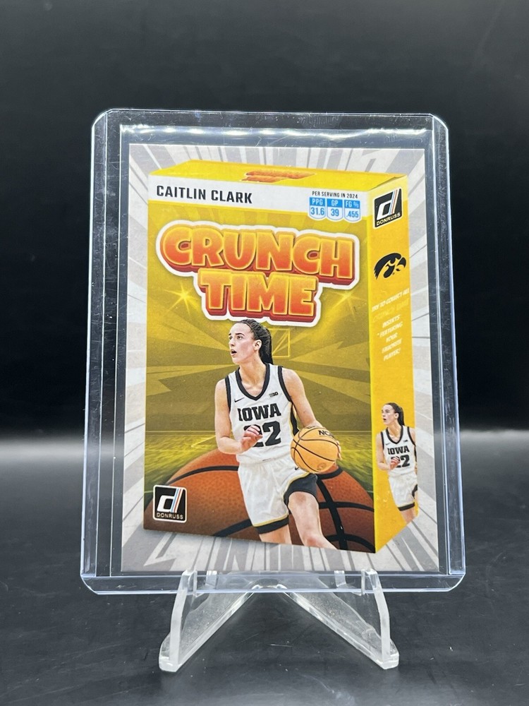 2024 Donruss Caitlin Clark Collection Crunch Time #SS-CT2 Iowa Hawkeyes