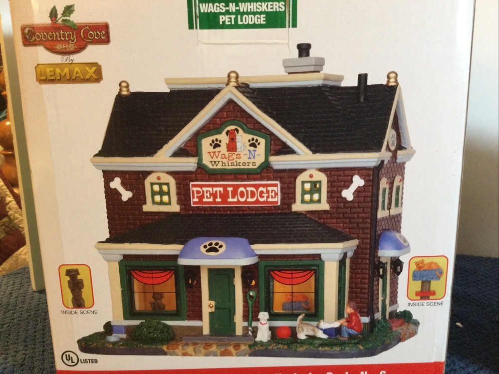Lemax 2015 Wags N Whiskers Pet Lodge Coventry Cove 55012 No Light