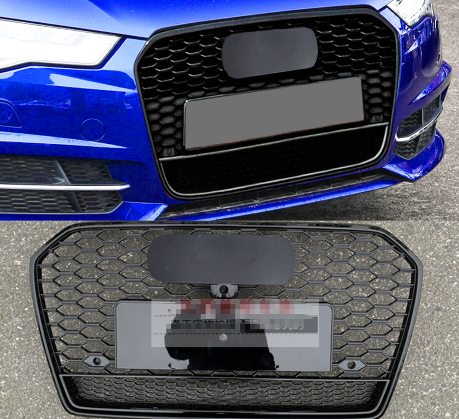 For Audi A6 C7 Rs6 S6  2016-2018 Front Bumper Honeycomb Mesh Grille Grill