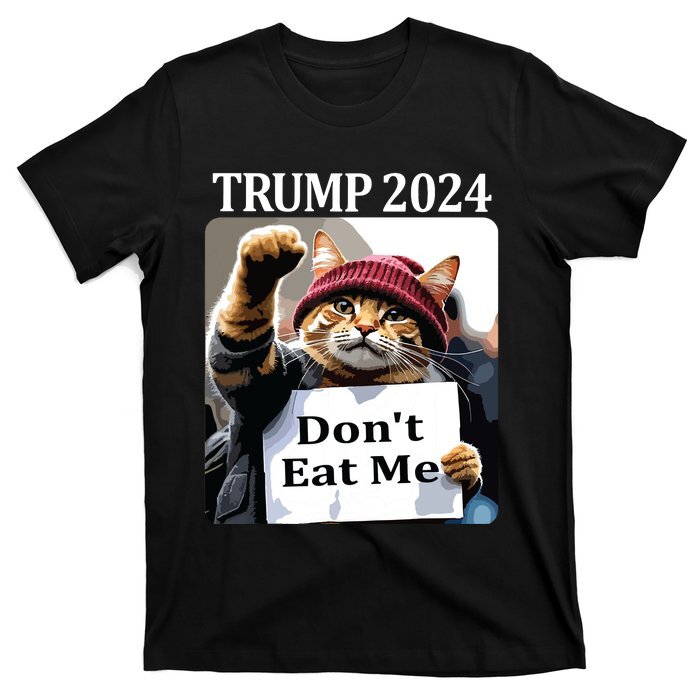 T-Shirt DonT Eat Me Cats For Trump 2024 Shirt Unisex