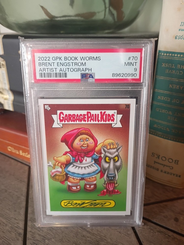 2022 GPK Book Worms Brent Engstrom Artist Auto PSA 9