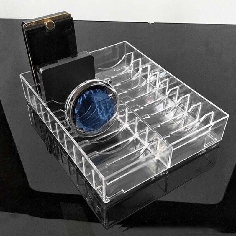 Cosmetic Storage Box Display Stand Transparent Acrylic Makeup Desktop