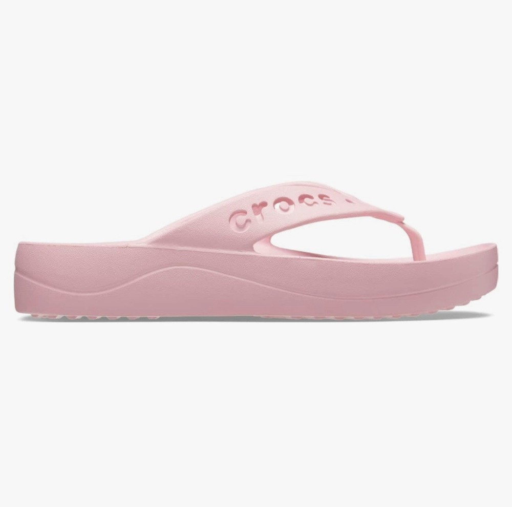 Crocs Women's Classic Platform Flip Flop Sandals Flamingo Pink US 8
