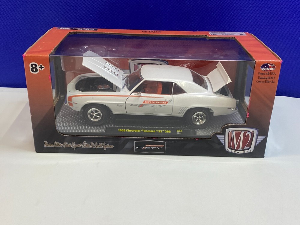 M2 MACHINES 1/24 SCALE 1969 CHEVROLET CAMARO SS 396 FIFY YEARS OF CAMARO
