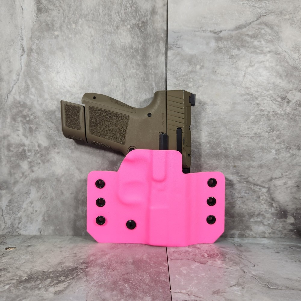 OWB Holster With MM Wings In Hot Pink Choose Your Model.