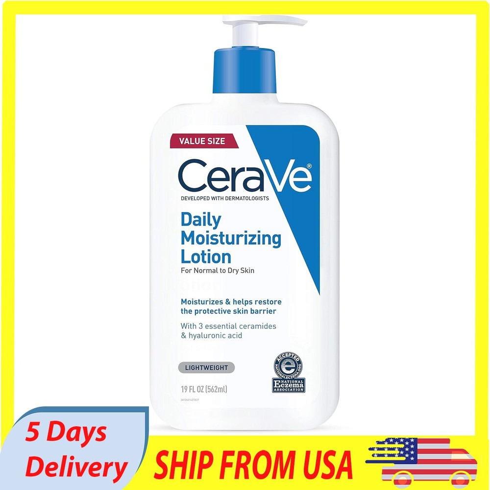 CeraVe Daily Moisturizing Lotion for Dry Skin, Body Lotion & Face Moisturizer