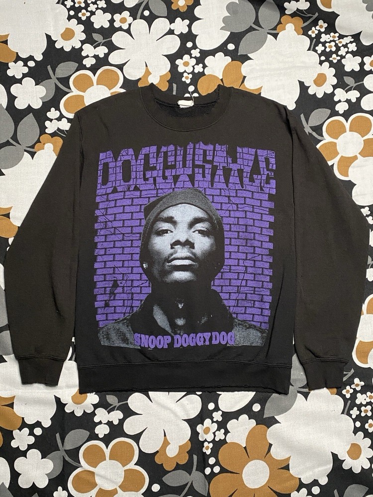 Vintage Madeworn Revolve Distressed Black Snoop Dogg Rare Sweatshirt