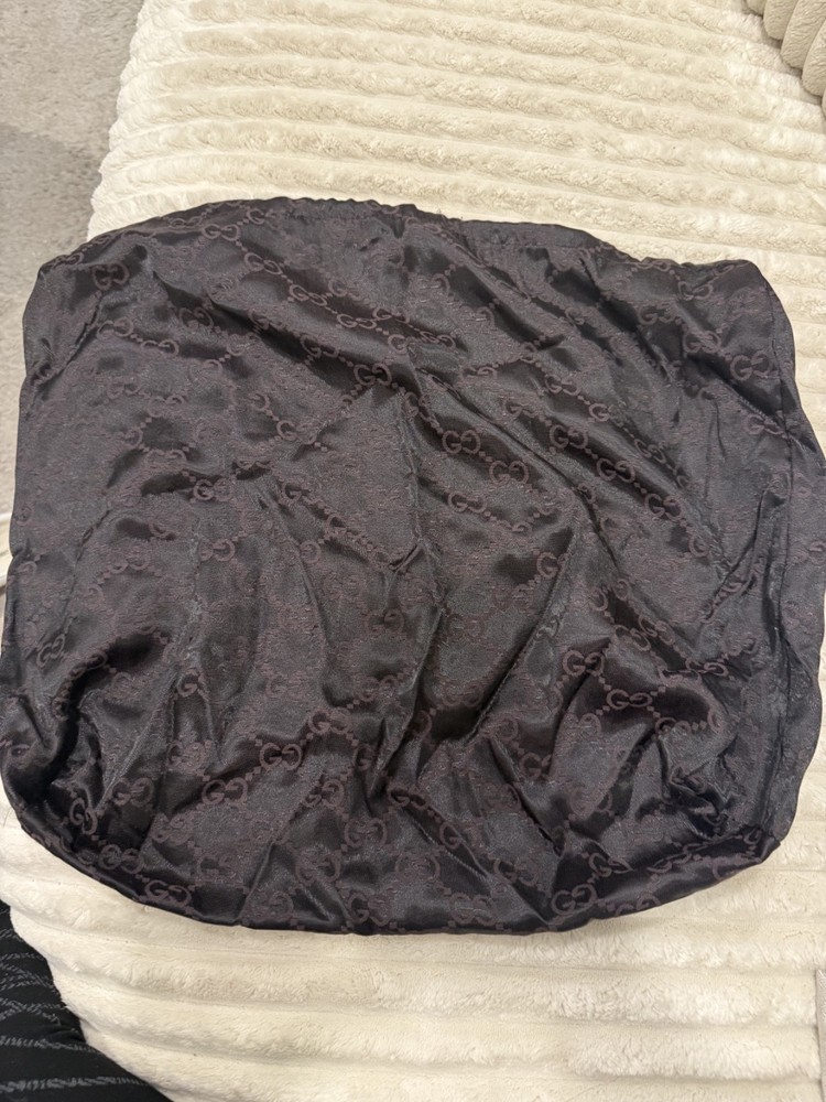 Gucci Dust Bag brown Satin Drawstring  Storage Travel Bags 19” x 15”