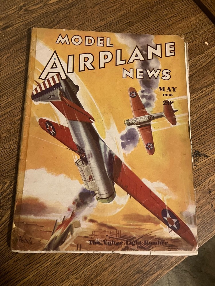Vintage Back Issue of Model Airplane News Magazine - May 1936