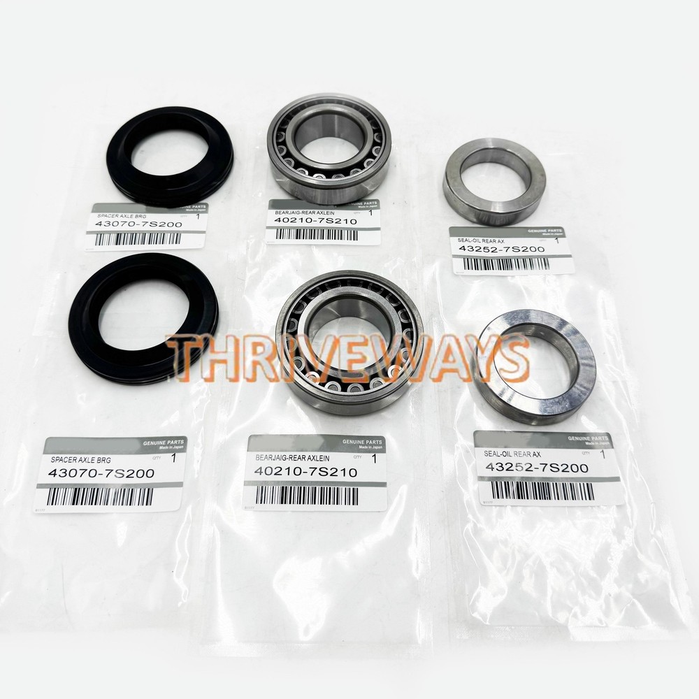 2x OEM for Nissan Frontier Titan Xterra Rear Axle Bearing Inner Spacer Oil Seal