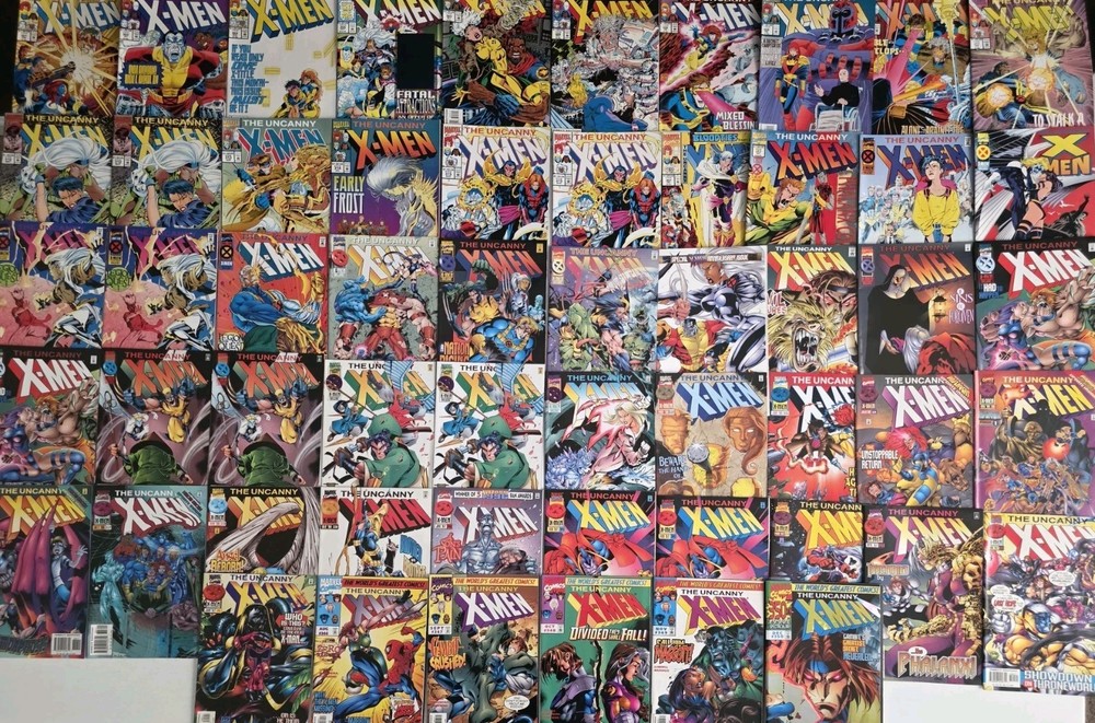 UNCANNY X-MEN Lot ☆100 #300-401* NM/NM- 1st Apps 1989 Scott Lobdell High Grade