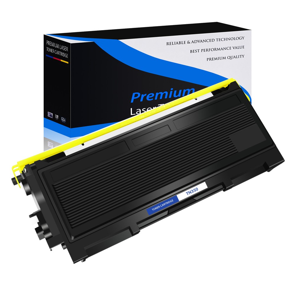1PK Black TN350 Toner Cartridge Compatible with Brother HL-2030 HL-2030R HL-2040 Printers