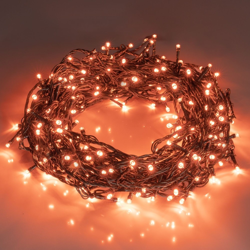 66FT 200 LED Halloween Fairy String Lights with 8 Lighting Modes for Spooky Decor