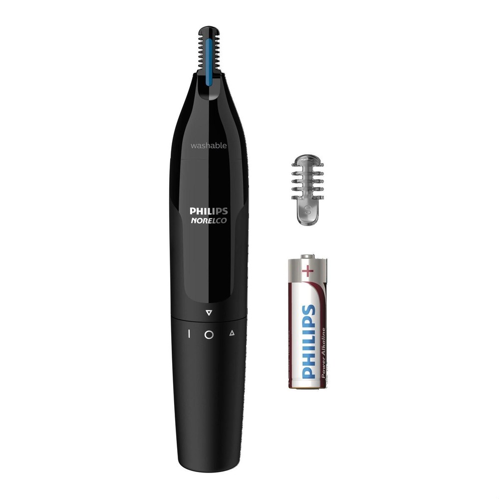 Philips Norelco Nose Trimmer 1000 Black NT1605/60 for Precision Grooming