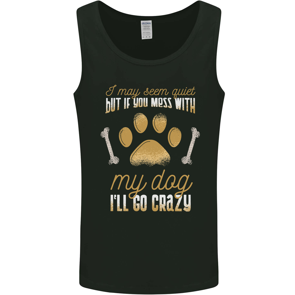 Dont Mess With My Dog Mens Vest Tank Top