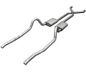 PYPES SMA10R Race-Pro Crossmember-Back Exhaust System 1967-73 Mopar A Body 409 2