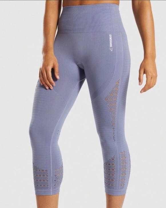 Gymshark Womens XXS Lilac Seamless Energy Leggings