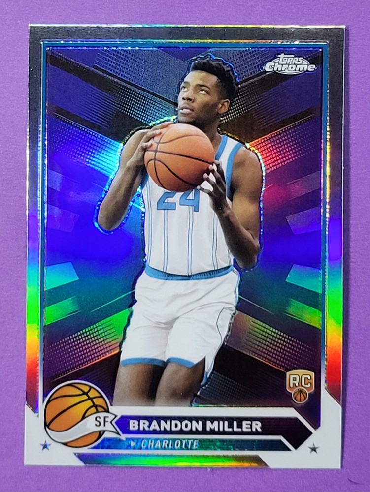 2023-24 Topps Chrome NBA | *REFRACTOR* RC #127 HORNETS | BRANDON MILLER