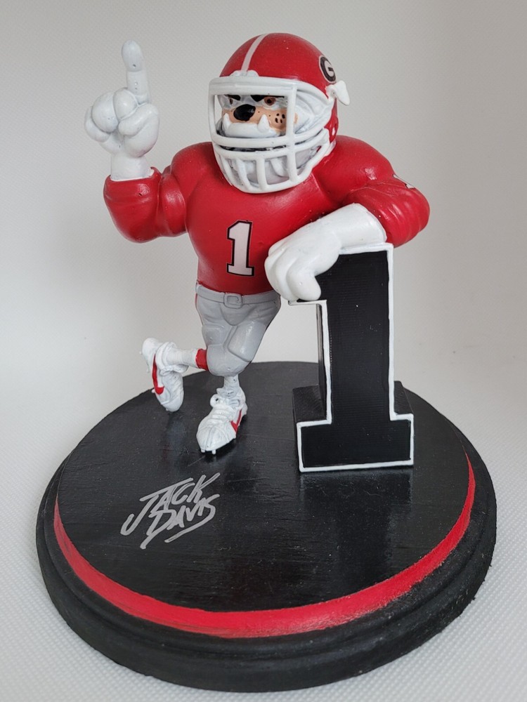Strength Coach Customs Georgia Bulldogs Football Number One Figurine