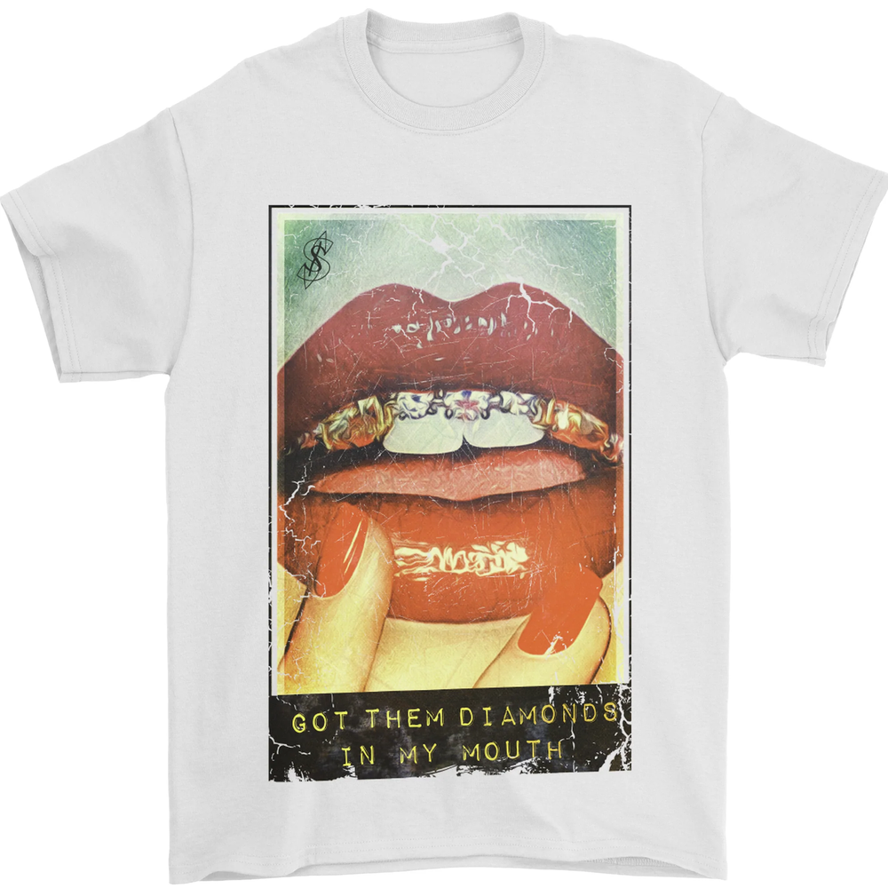Got Them Diamonds in My Mouth Mens T-Shirt 100% Cotton