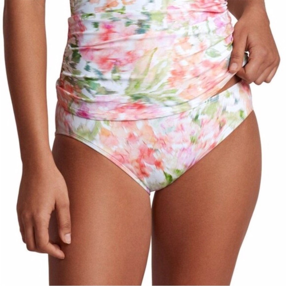 Lauren Ralph Lauren Floral Hipster Bikini bottoms pink NWT Retail $65 - 16