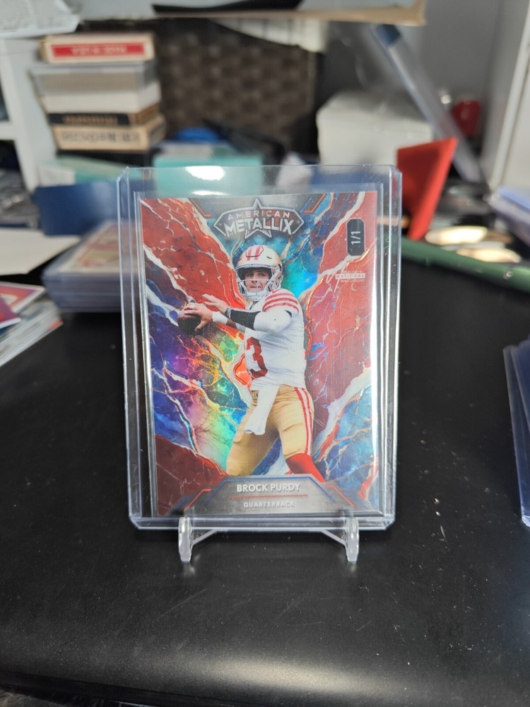 2023 Wild Card American Metallix Brock Purdy Color Match 1/1 #WMF-BP