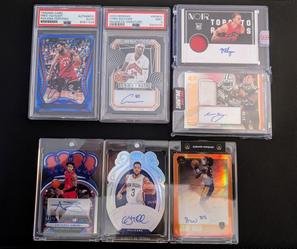 Massive Mixed Sport Rookie & Stars Auto/Patch Binder - 150+ Cards, 71 Autos