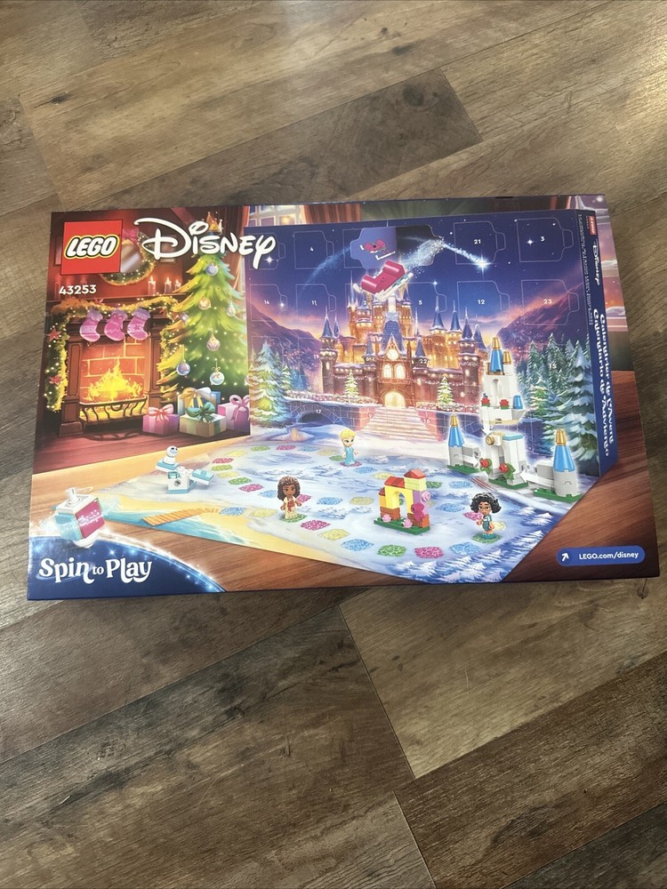LEGO Disney Advent Calendar 2024, Kids Building Kit, Game Toy with 5 Micro Doll