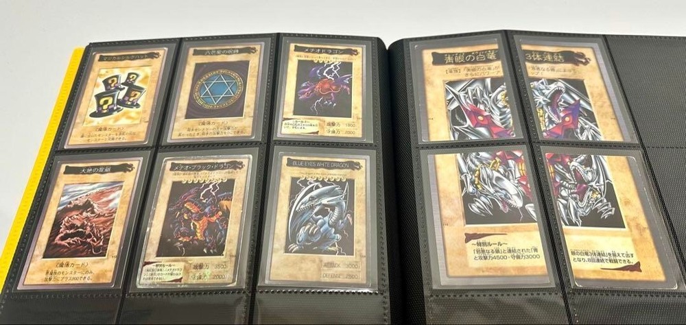 YU-GI-OH Bandai Card 118 Complete Set with Official Binder File Carddass Mint