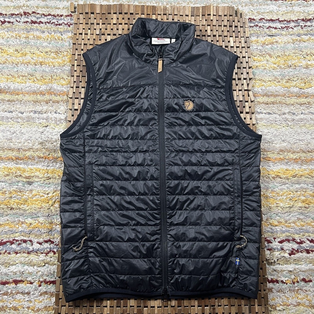 Fjallraven Fjällräven Abisko Puffer Padded Vest Full Zip Black Men’s Small A