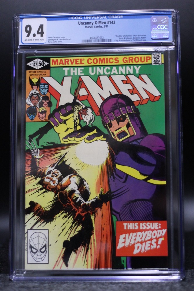 Uncanny X-Men (1963) #142 Byrne CGC 9.4 OW/WH Pages Days of Future Past Part 2