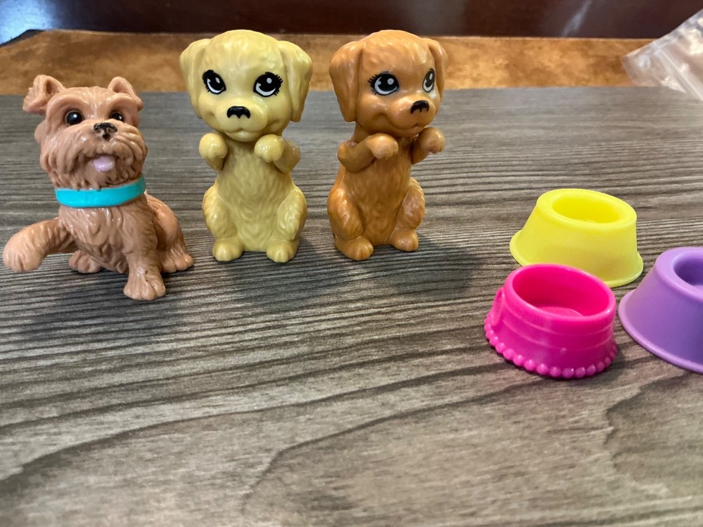 Mattel BarbieDoll Pet Dogs Dog Puppy & Accessory Set Lot # 3