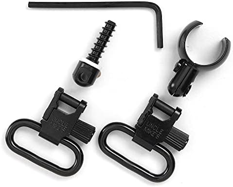 QD Quick Detachable Swivel Set for 1 Inch Slings Black Steel