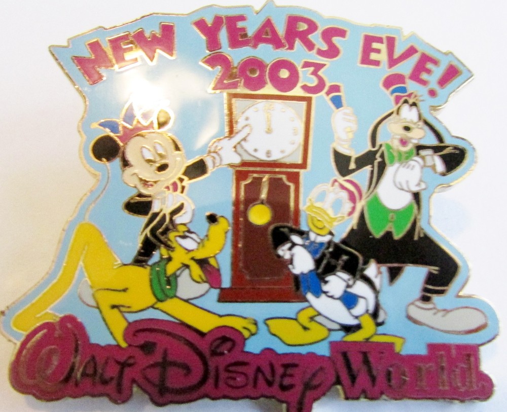 Disney WDW New Year's Mickey Donald Goofy Collectible Pin  -image