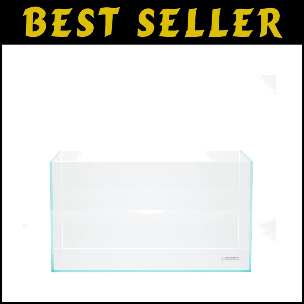 55 Gallon Rimless Ultra-Clear Glass Aquarium for Immersive Viewing