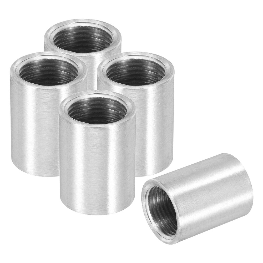 5Pcs Weld Coupling 304 Stainless Steel 3/8 NPT Female Half Threaded Connector