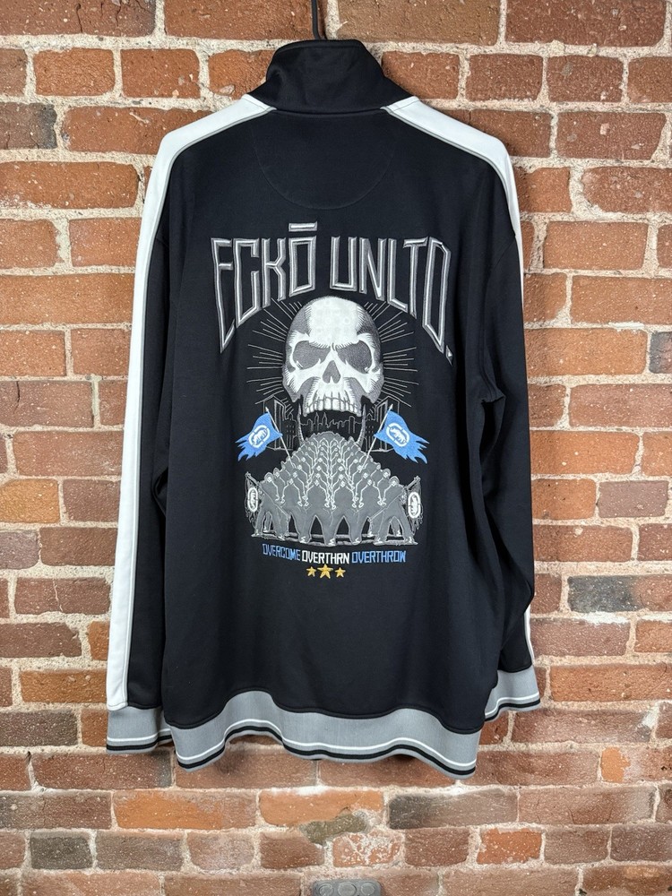 Ecko Unltd. Vintage Y2K Skull Zip Up Size XL With Measurements