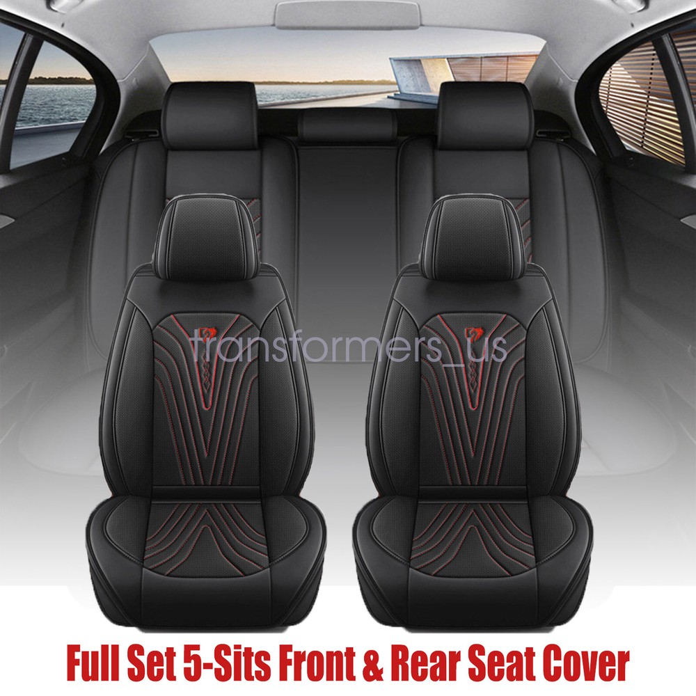 For Toyota Corolla Leather Seat Covers Protector 5-Sits Full Set Waterproof