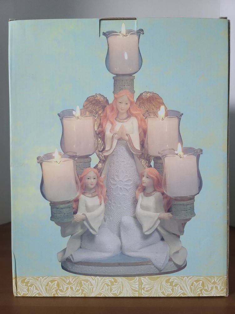 Seasonal Elegance Five Cup Angel Votive Holder-image