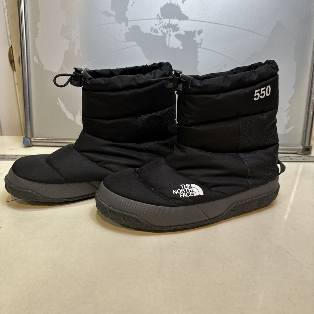 The North Face Nuptse Après Insulated Men’s Winter Boots in 550 Black Size 8