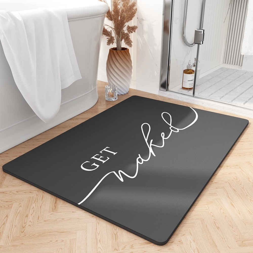 Super Absorbent Quick Dry Non Slip Bath Mat for Bathroom Floor