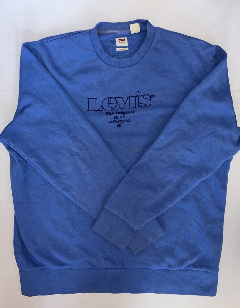 Vintage Blue Levi’s Crewneck Size Large Men/The Original Est 1873 San Francisco