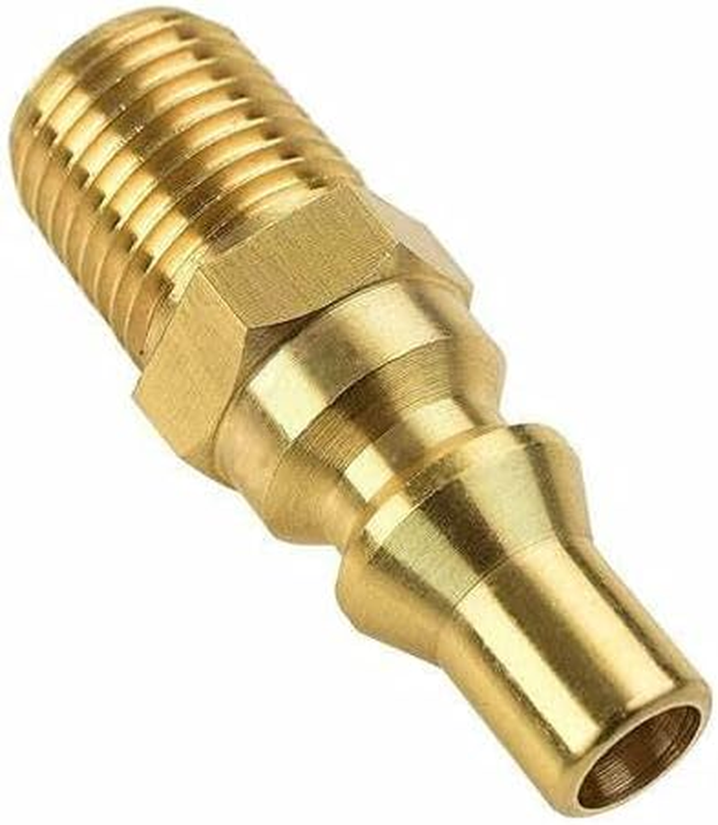 1Pcs Propane Quick Connect Fitting Adapter 1/4 Inch Male NPT Thread with Full Fl
