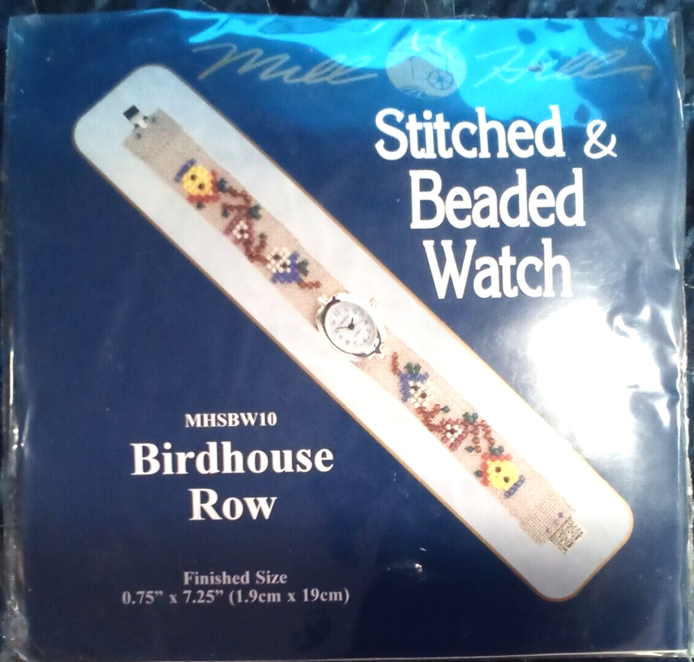 Mill Hill Stitched & Beaded Watch cross stitch kit - MHSBW10 Birdhouse Row