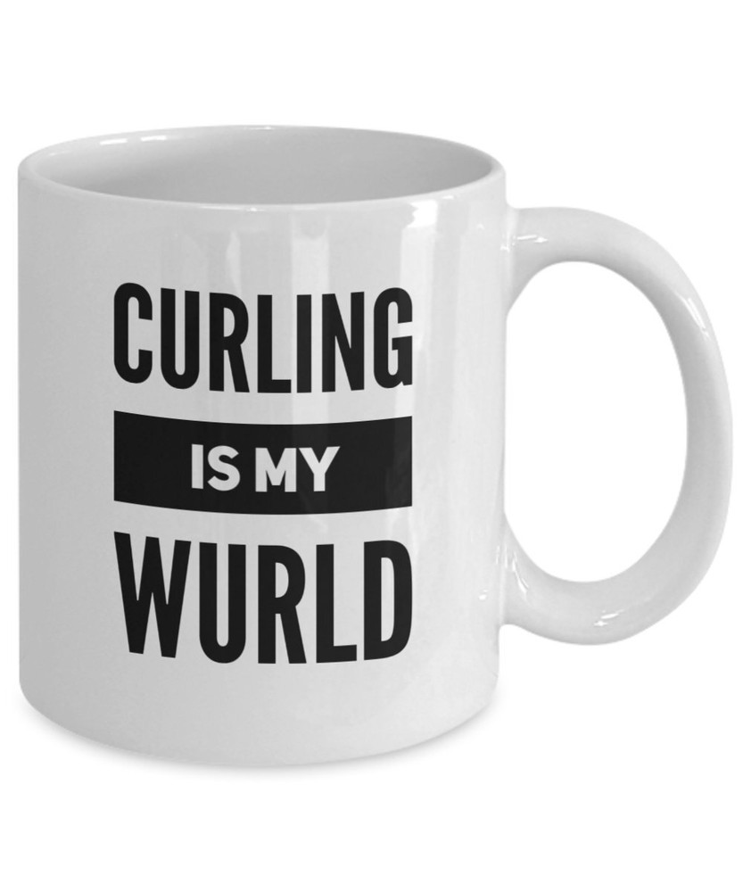 Curling Enthusiast Coffee Mug - My Wurld Curling Sport Gift