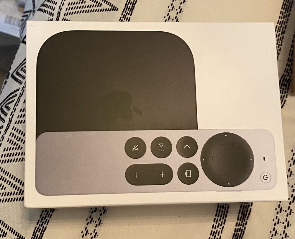 Apple TV 4K 3rd Gen. 64GB Media Streamer - Black, Wi-Fi